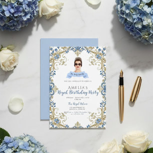 Princess Diaries 30th Birthday milenial Invitation
