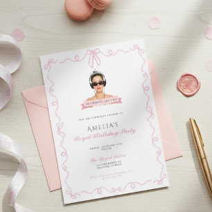 Princess Diaries 30th Birthday milenial Invitation