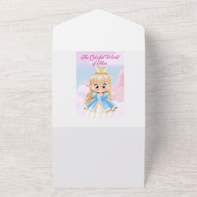 Princess diary all in one invitation (Outside)