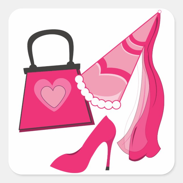 Princess Diva Square Sticker (Front)