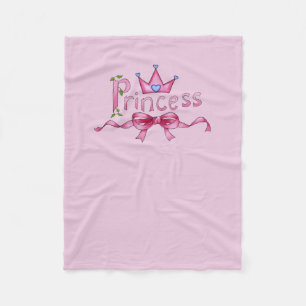 Princess Dog Fleece Blanket