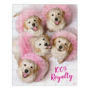 Princess Dogs in Tiaras Jigsaw Puzzle