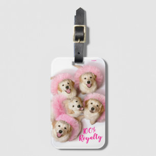 Princess Dogs in Tiaras Luggage Tag