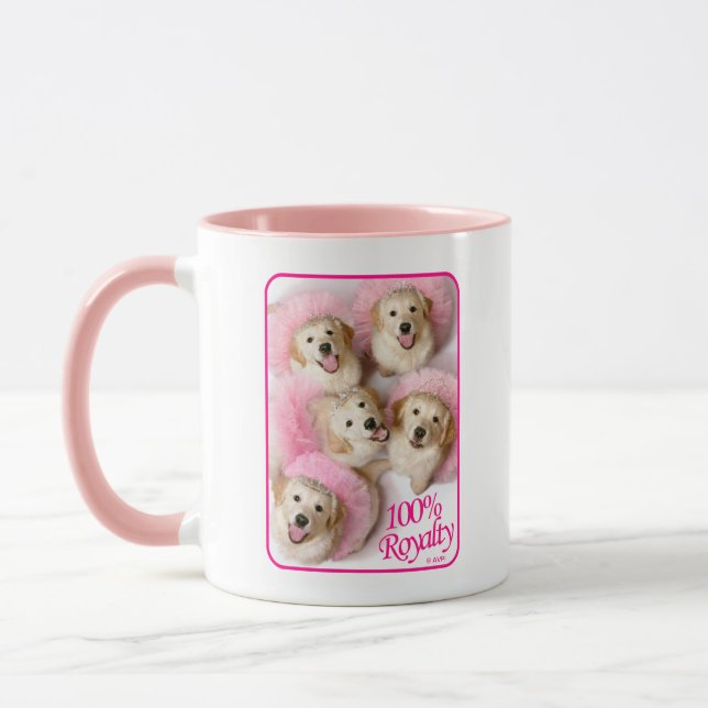 Princess Dogs in Tiaras Mug (Left)
