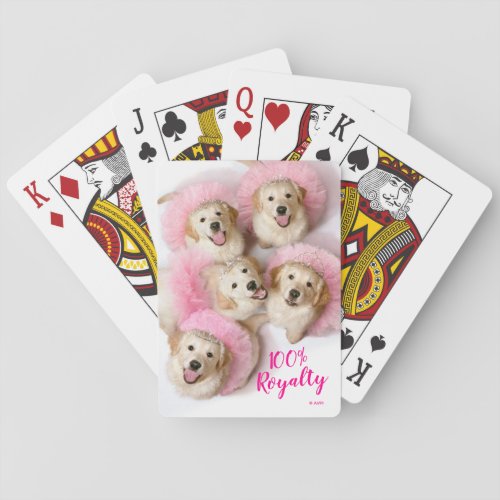 Princess Dogs in Tiaras Poker Cards