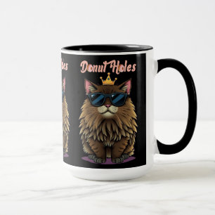 Princess Donut - Donut Holes Black Mug
