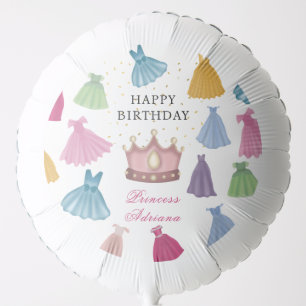 Princess Dresses Fairytale Little Girl Birthday Balloon