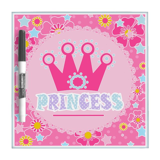 Princess Dry Erase Board (Front)