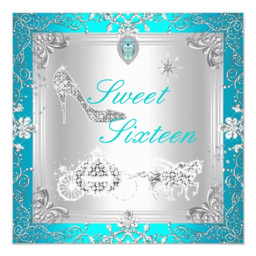 Princess Sweet Sixteen Invitations 4