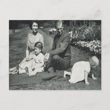 Princess Elizabeth And Family 1951 Postcard by PigeonPost at Zazzle