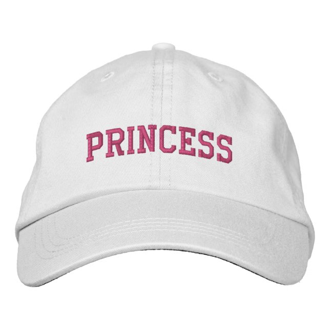Princess Embroidered Baseball Cap (Front)