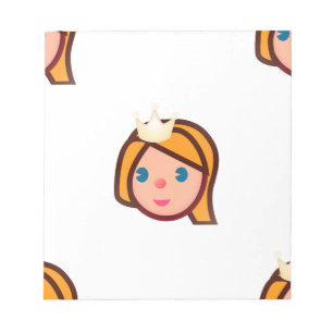princess emoji notepad