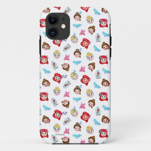 Princess Emoji Pattern iPhone 11 Case