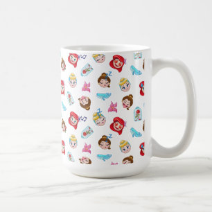 Princess Emoji Pattern Coffee Mug