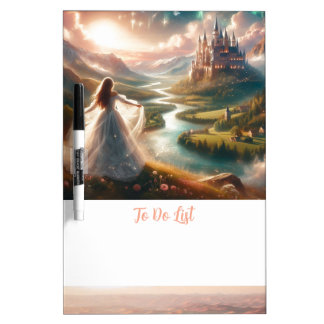 Princess Enchanted Castle  Dry Erase Board