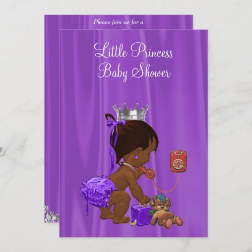 Princess Ethnic Baby Shower Invitation