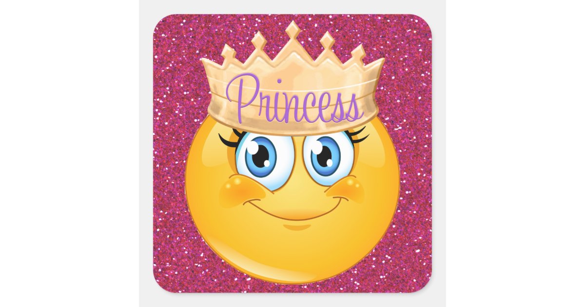 Princess Face Sticker SRF Zazzle