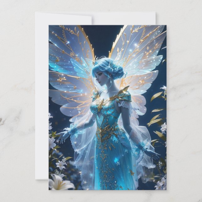 Princess Fairy Holiday Card (Front)