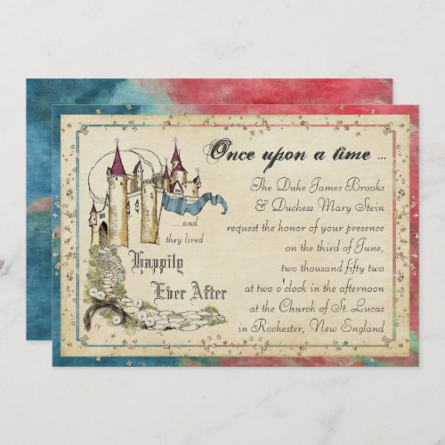 Princess Fairy Tale Invitations