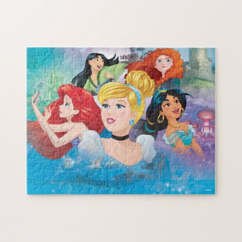 Princess Film Collage Jigsaw Puzzle