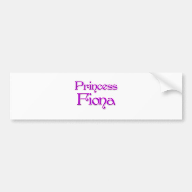 Princess Fiona Bumper Sticker (Front)