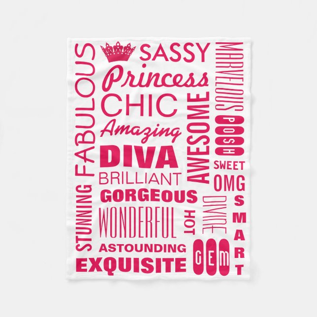 Princess Fleece Blanket (Front)
