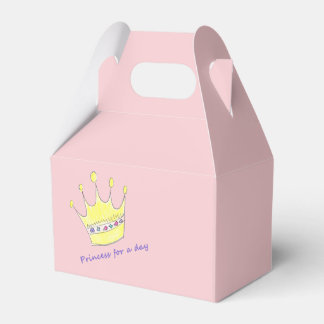 Princess for a day Party Favor Boxes