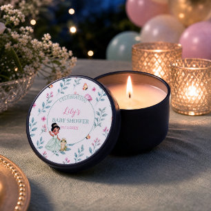 Princess Frog Baby Shower Mini Candle Favors