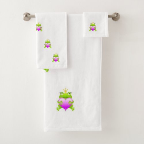 Princess Frog bath Set