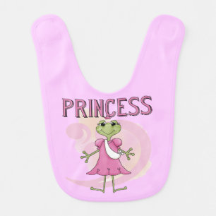 Princess Frog Bib