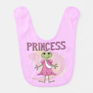 Princess Frog Bib