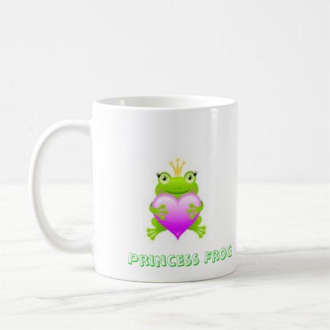Princess Frog Coffee Mug (Left)