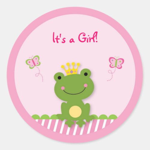 Princess Frog Fairy Tale Envelope Seals Stickers