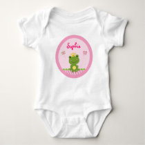 Princess Frog Personalized Baby T-Shirt Baby Bodysuit