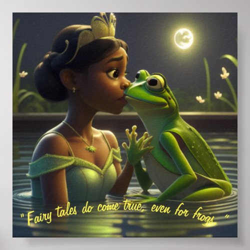Princess  Frog Poster