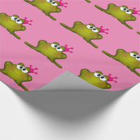 Princess Frog Wrapping Paper