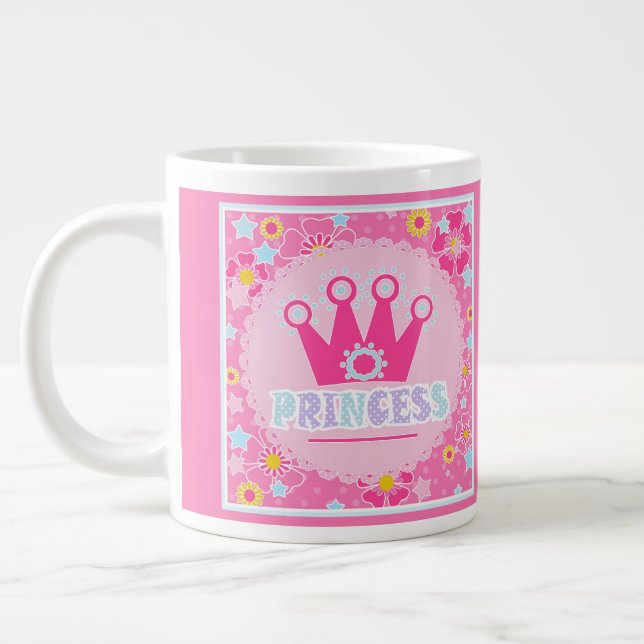 Princess Giant Coffee Mug (Left)