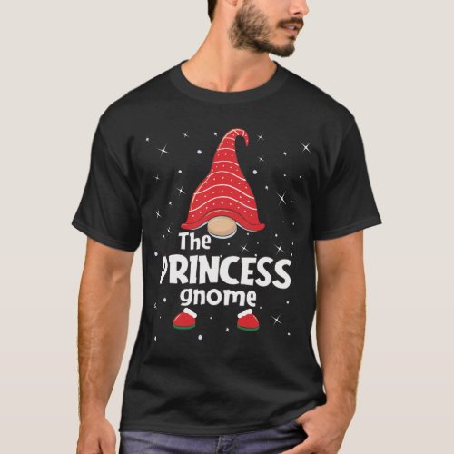 Princess Gnome Family Matching Christmas Funny Gif T_Shirt
