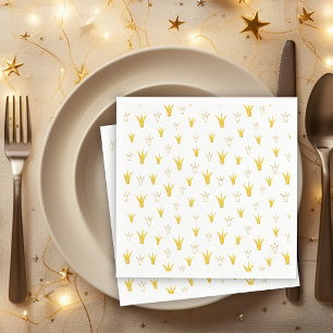 Princess Gold Crown Napkins