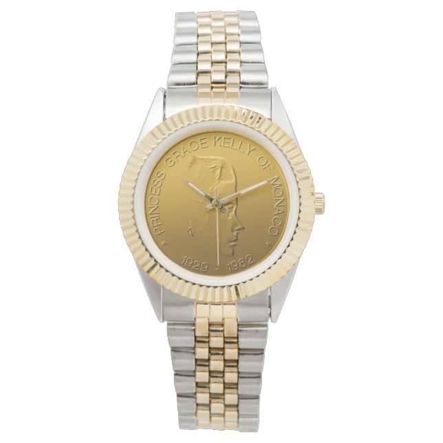 Princess Grace Kelly of Monaco design #gold07 Watch (Front)