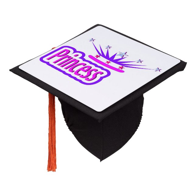 PRINCESS GRADUATION CAP TOPPER (Angled)