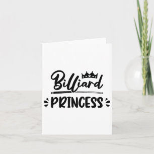 Princess Graphic Pool Billard Snooker Billard Cue Card