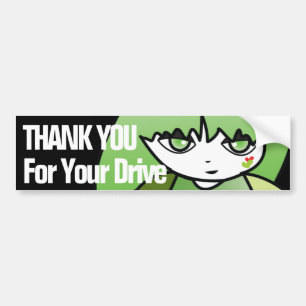 Princess Green Bumper Sticker