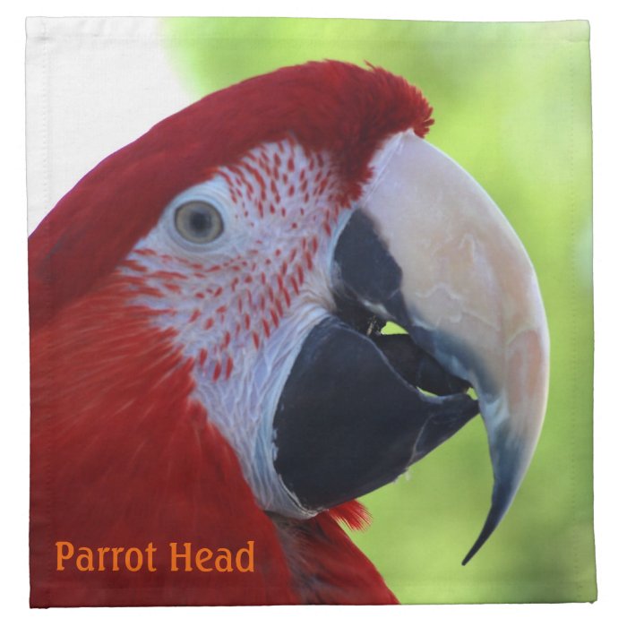 Princess Green Wing Macaw Cloth Napkins