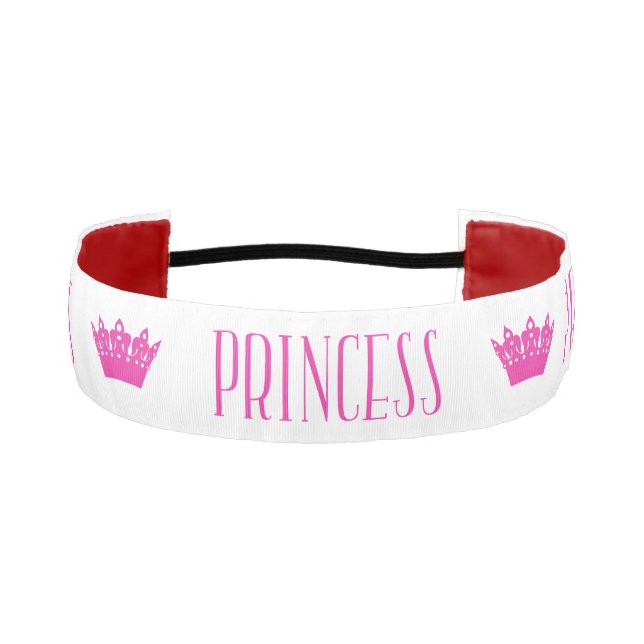 "Princess" Hair Band Athletic Headband (Front)