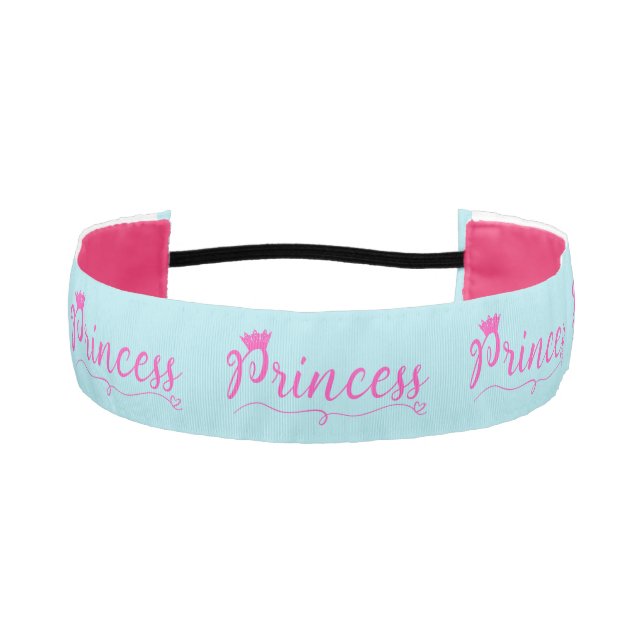 "Princess" Hair Band Athletic Headband (Front)