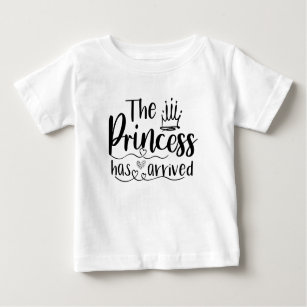 The Princess Has Arrived Funny Baby Girl Cute Baby Onesie - Baby Bodys –  Really Awesome Shirts