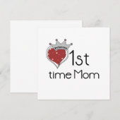 Princess Heart 1st Time Mom Gifts (Front/Back)