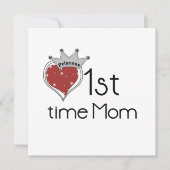 Princess Heart 1st Time Mom Gifts (Front)