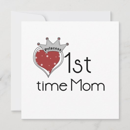 Princess Heart 1st Time Mom Gifts (Front)